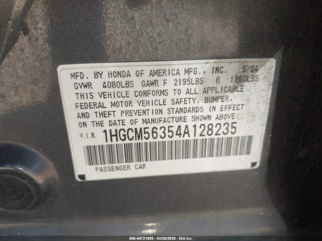 HONDA ACCORD 2.4 LX - 9