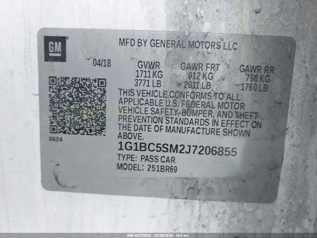 CHEVROLET CRUZE LS AUTO - 9