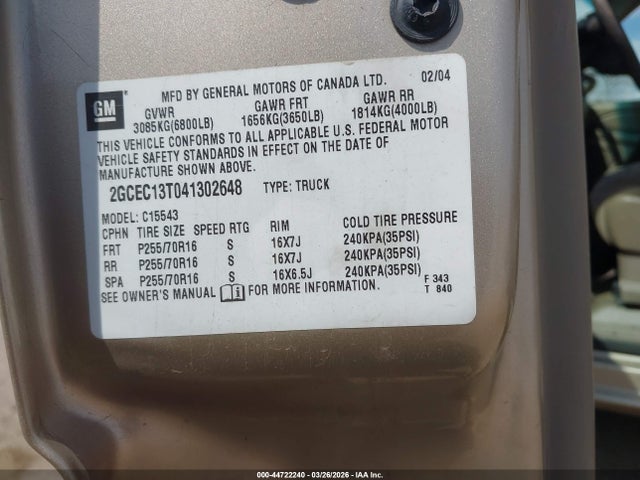 CHEVROLET SILVERADO 1500 - 9