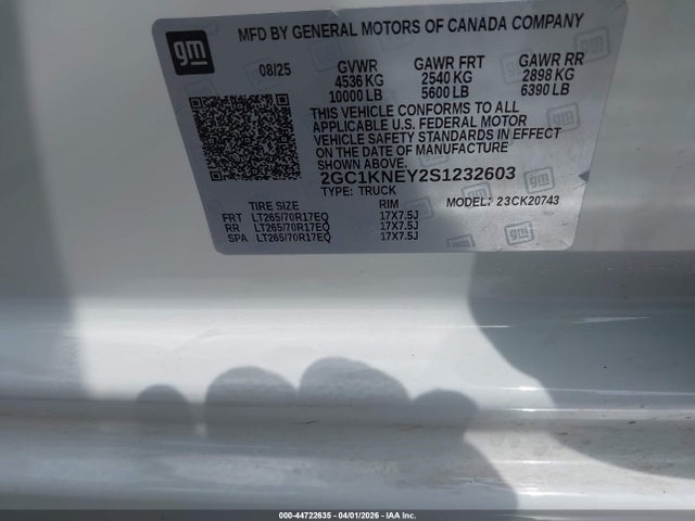 CHEVROLET SILVERADO 2500HD 4WD STANDARD BED LT - 9