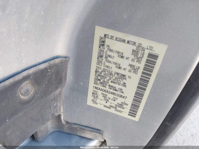 صورة 9 لـ 2004 Nissan TITAN SE
