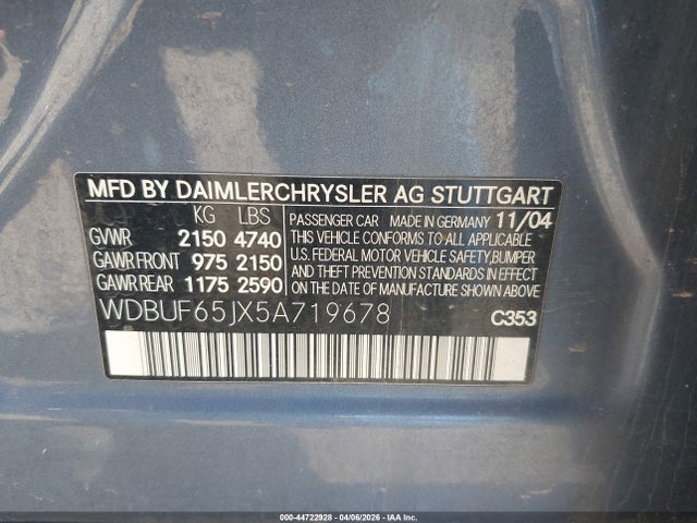 MERCEDES-BENZ E-CLASS - 9