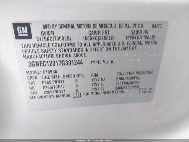 CHEVROLET AVALANCHE 1500 LS - 9