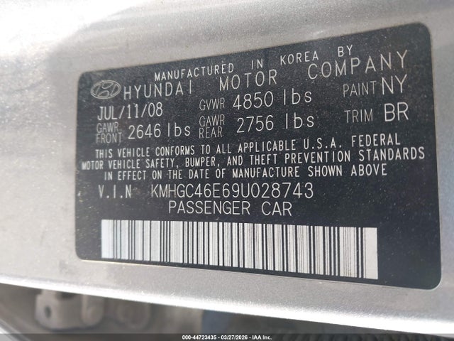 HYUNDAI GENESIS 3.8 - 9