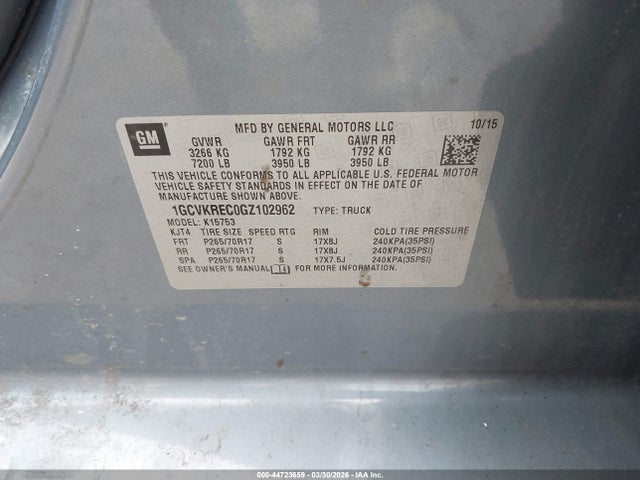 CHEVROLET SILVERADO 1500 1LT - 9