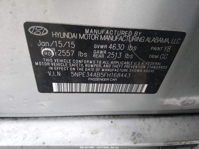 HYUNDAI SONATA LIMITED 2.0T - 9