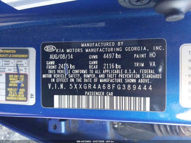 KIA OPTIMA SX TURBO - 9