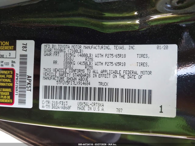 TOYOTA TUNDRA - 9