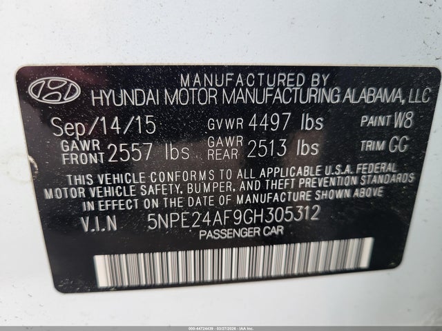 HYUNDAI SONATA SE - 9