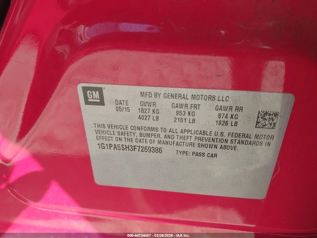 CHEVROLET CRUZE LS AUTO - 9