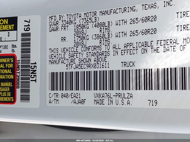 TOYOTA TUNDRA - 9