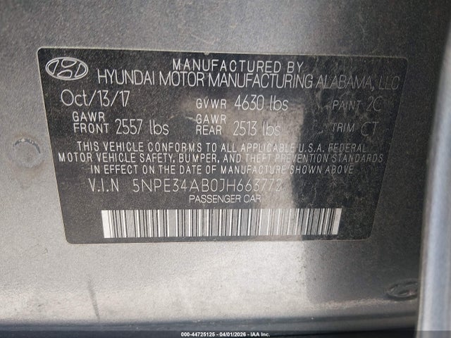 HYUNDAI SONATA LIMITED 2.0T - 9