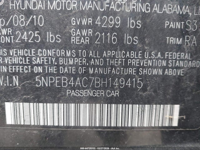 HYUNDAI SONATA GLS - 9