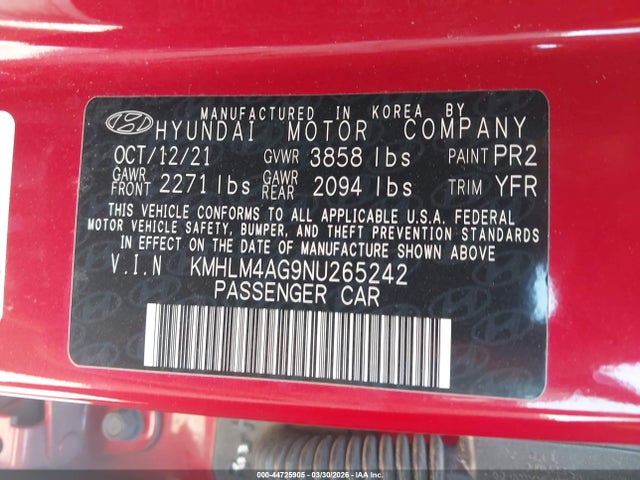 HYUNDAI ELANTRA SEL - 9