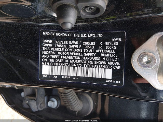 HONDA CIVIC SPORT - 9