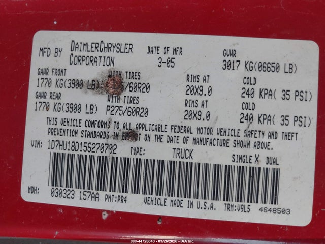 DODGE RAM 1500 SLT/LARAMIE - 9