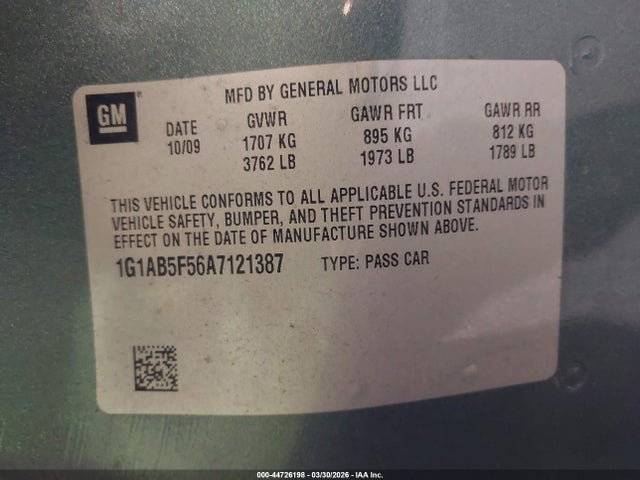 CHEVROLET COBALT LS - 9