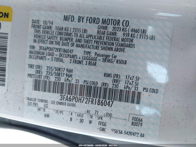 FORD FUSION SE - 9