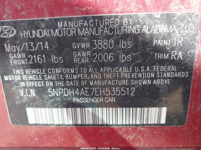 HYUNDAI ELANTRA SE - 9