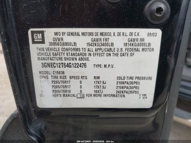 CHEVROLET AVALANCHE - 9