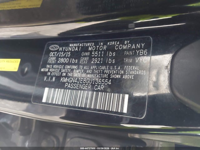 HYUNDAI GENESIS 3.8 - 9