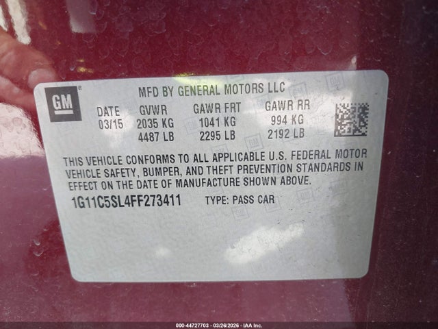 CHEVROLET MALIBU 1LT - 9