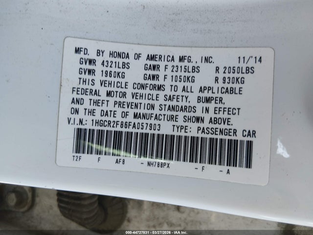 HONDA ACCORD EX-L - 9