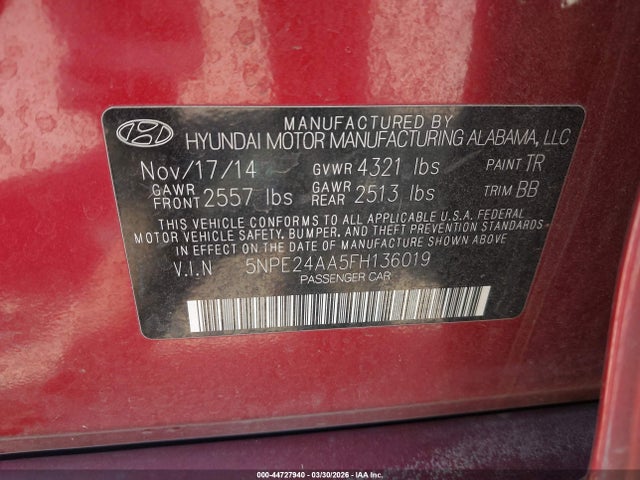 HYUNDAI SONATA ECO - 9