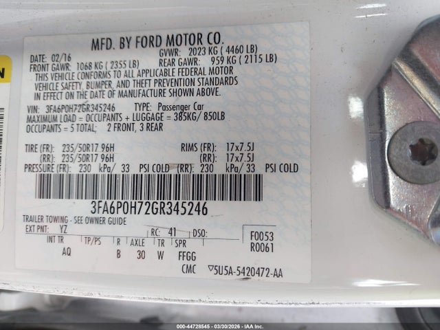 FORD FUSION SE - 9