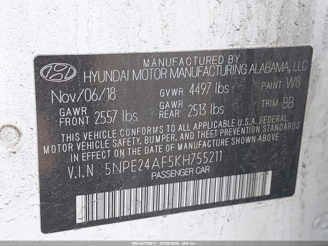 HYUNDAI SONATA SE - 9