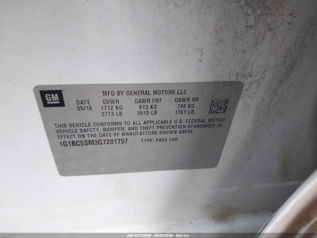 CHEVROLET CRUZE LS AUTO - 9