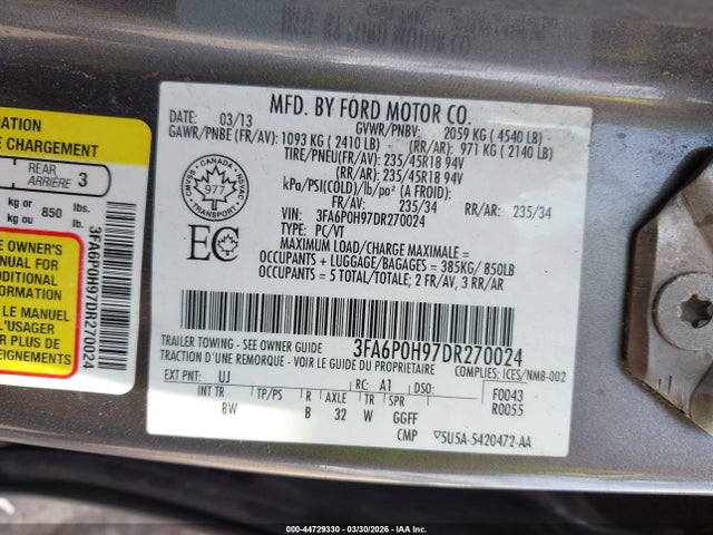 FORD FUSION SE - 9