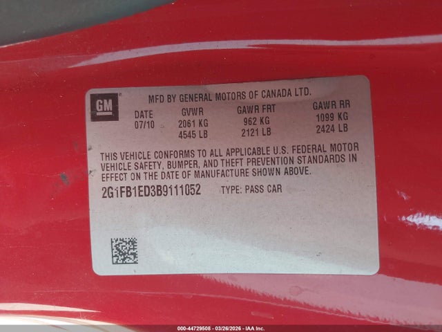 CHEVROLET CAMARO 1LT - 9