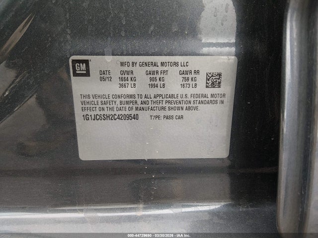 CHEVROLET SONIC 2LT - 9