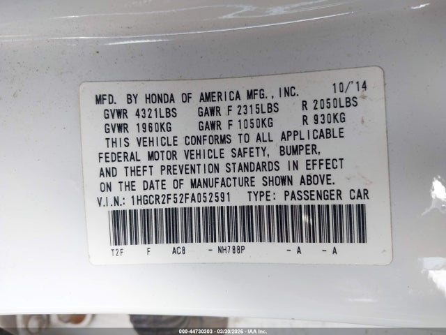 HONDA ACCORD SPORT - 9