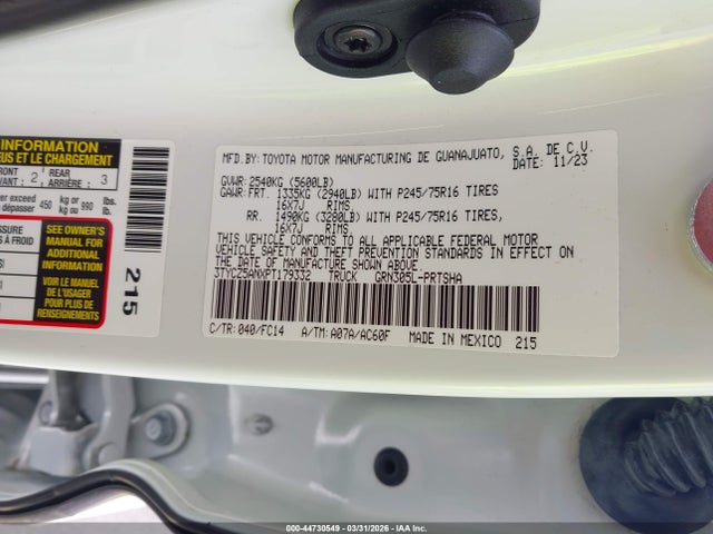 TOYOTA TACOMA - 9