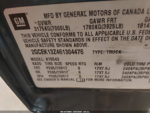 CHEVROLET SILVERADO 1500 - 9