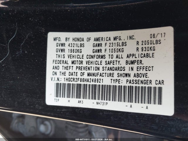 HONDA ACCORD EX-L - 9