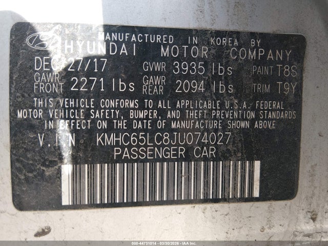 HYUNDAI IONIQ HYBRID BLUE - 9