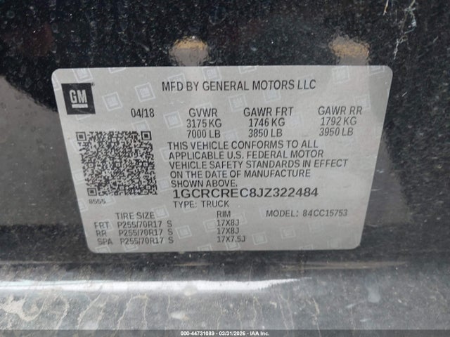 CHEVROLET SILVERADO 1500 1LT - 9