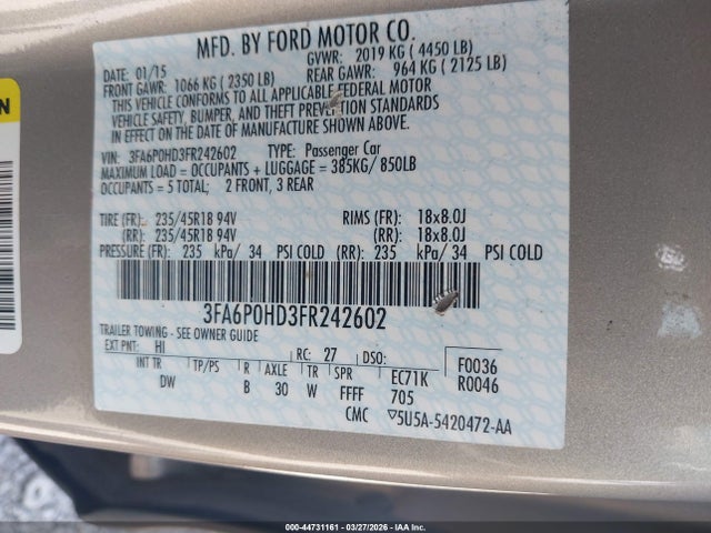 FORD FUSION SE - 9