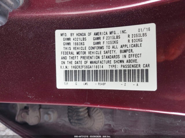 HONDA ACCORD SPORT - 9