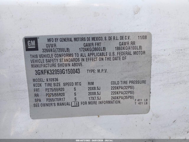 CHEVROLET AVALANCHE 1500 LTZ - 9