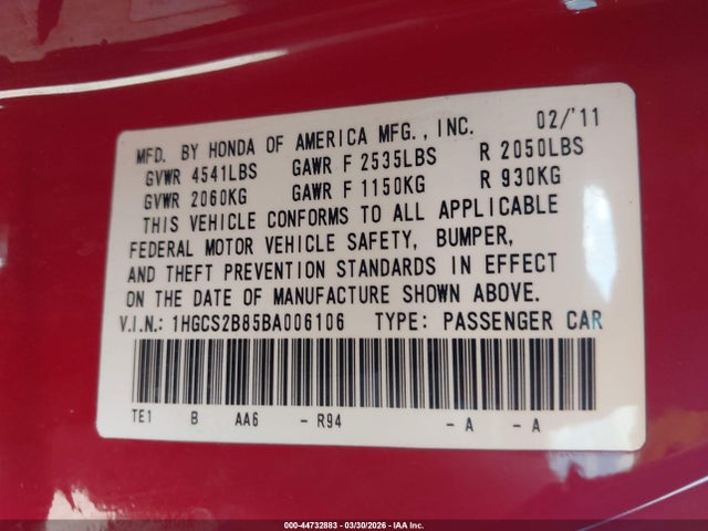 HONDA ACCORD 3.5 EX-L - 9