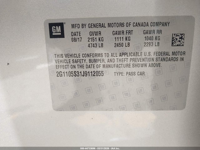 CHEVROLET IMPALA 1LT - 9