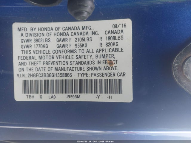 HONDA CIVIC EX-T - 9