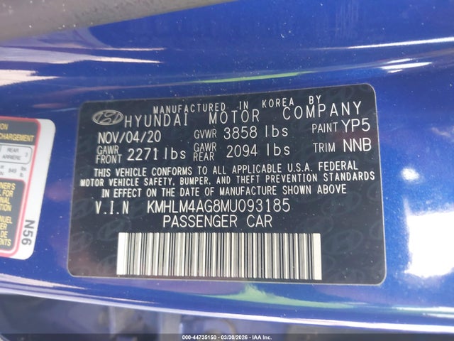 HYUNDAI ELANTRA SEL - 9