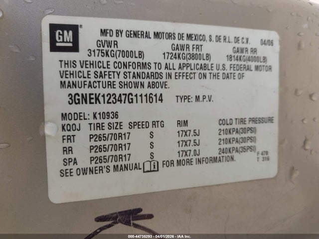 CHEVROLET AVALANCHE 1500 LS - 9