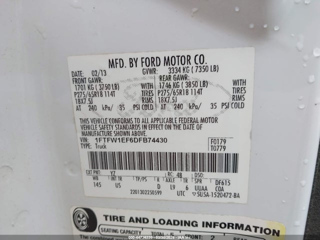 FORD F-150 XLT - 9