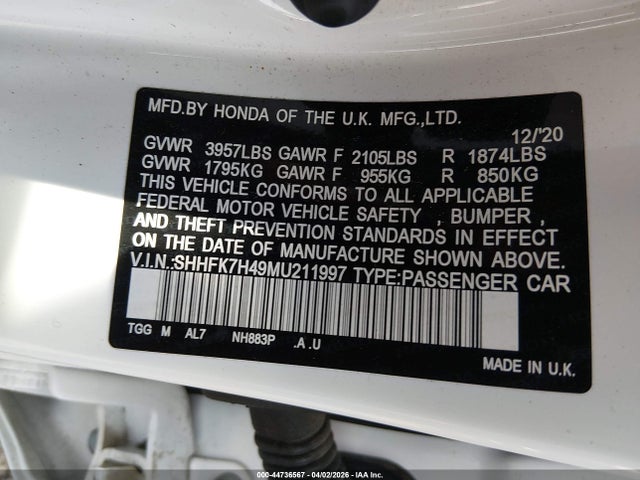 HONDA CIVIC SPORT - 9